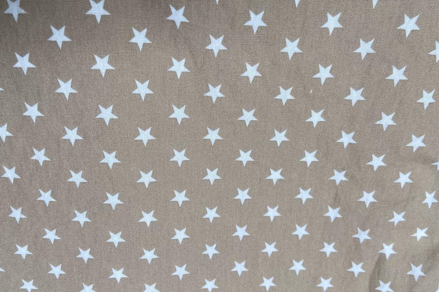 Beige mit blauen Sternen Beige mit blauen Sternen