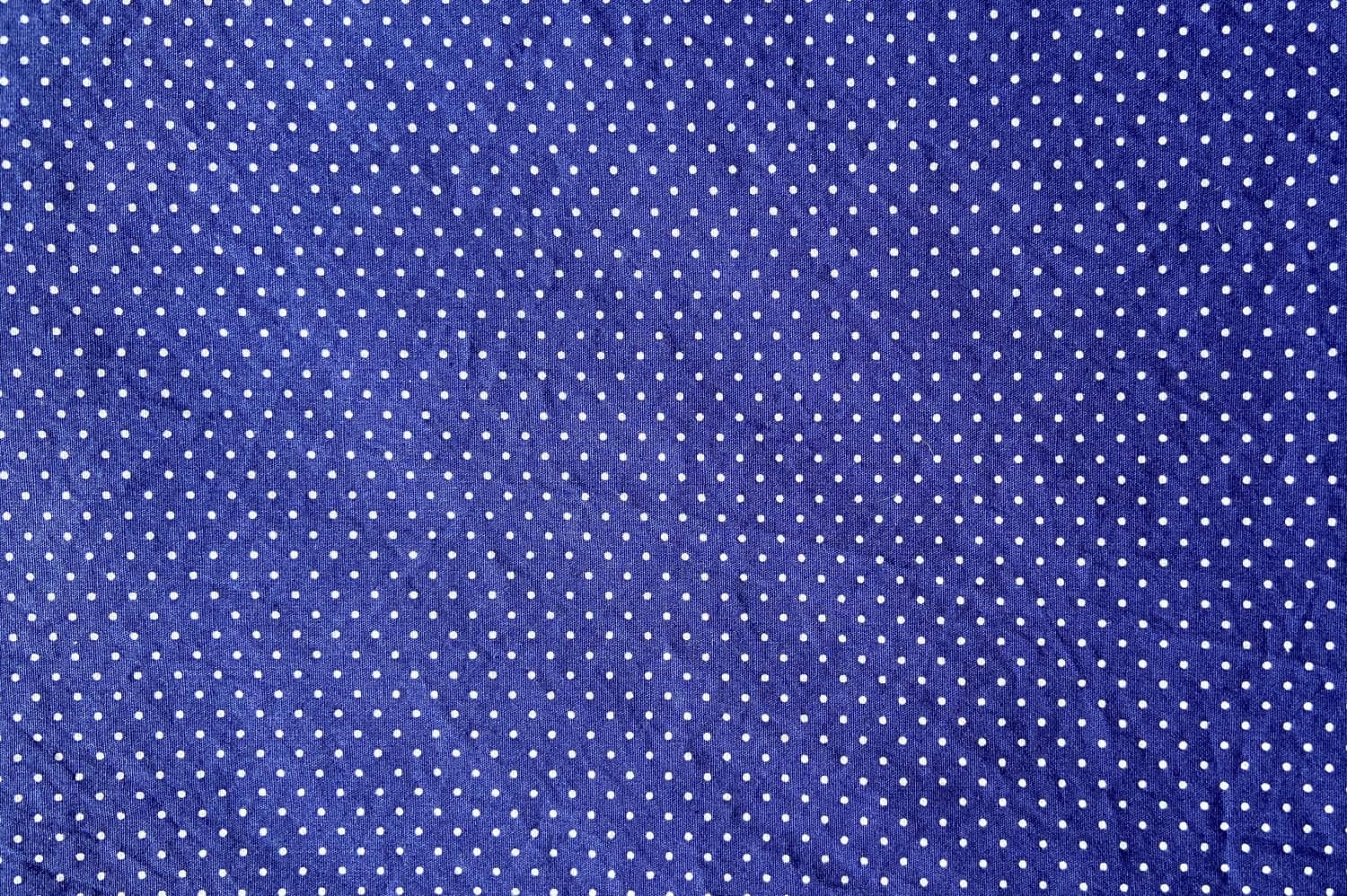 Blau mit weissen Punkten Blau mit weissen Punkten